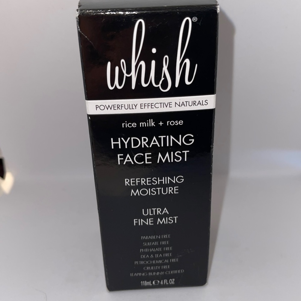 Whish Rice Milk Plus Rose Hydrating Face Mist 4 oz